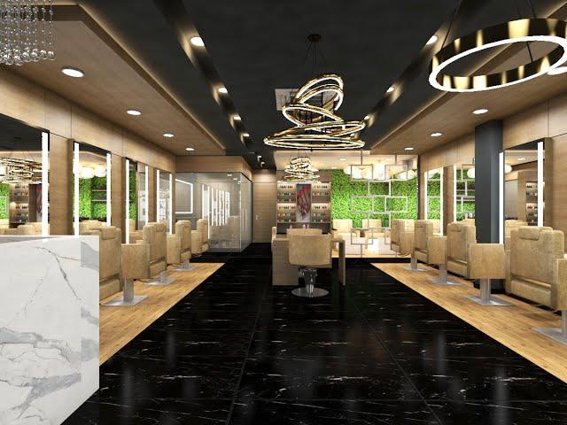 Beauty Salon Interior Design - Kapaal Unisex Salon (unbuilt) designed by VIVEA CONSULTANTS