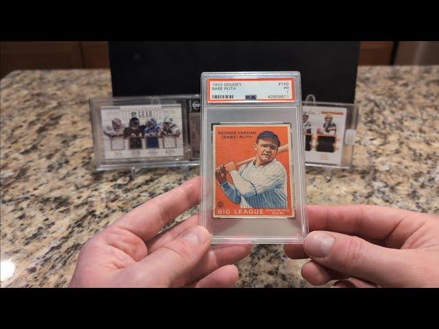 My BIG BABE RUTH Pick-Up From The National + An EPIC 4-Way Sports Card Showdown Is On The Horizon!