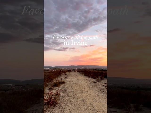 Favorite walking path in Irvine
