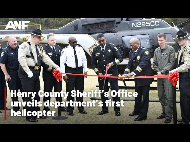 Henry County Sheriff’s Office unveils department’s first helicopter