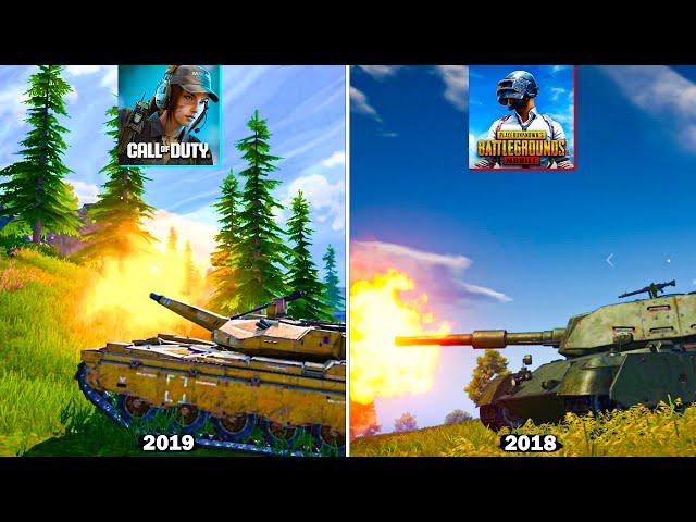 PUBG Mobile vs Call of Duty Mobile - Physics and Details Comparison[PART 2]