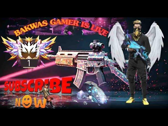 BAKWAS GAMER IS LIVE FREE FIRE MAX GAMEPLAY WITH SUBSCRIBERS.