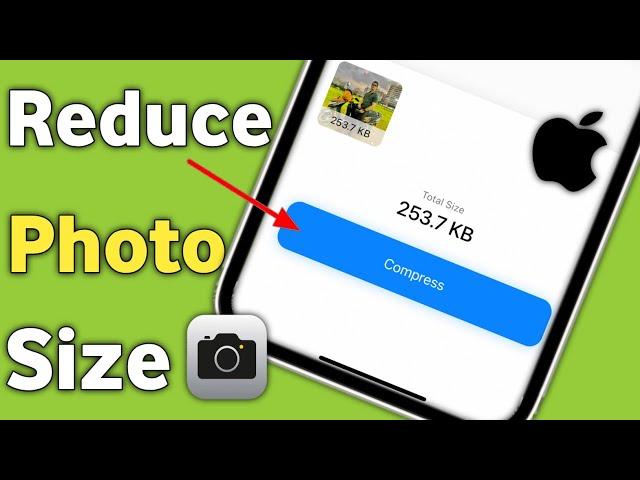 How to Reduce Photo Size on iPhone | iPhone me Photo ke Size ko MB Se Kb Me kaise Kare