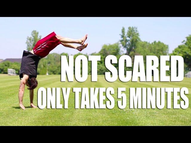 Learn How to BACKHANDSPRING IN ONLY 5 MINUTES!