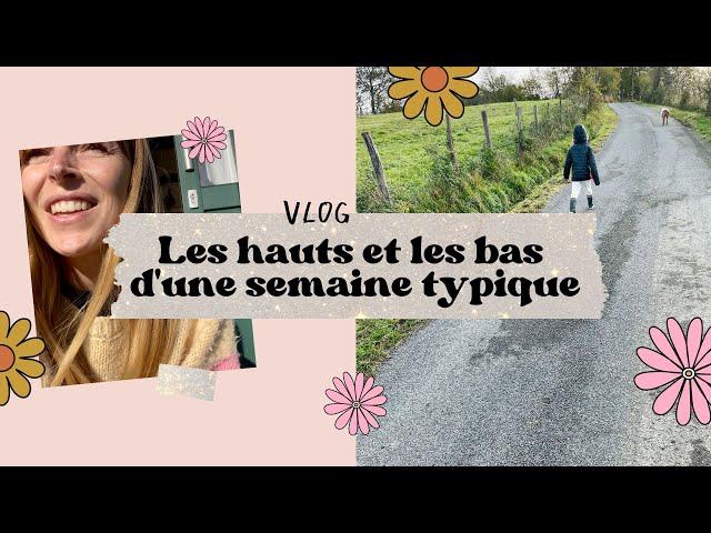 Vlog - Une semaine avec moi | Quotidien de handicap, écriture, ménage et lenteur!