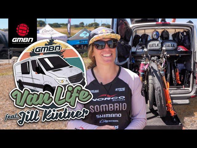 The Ultimate MTB Vehicle? Jill Kintner Van Tour | Mountain Bike Van Life