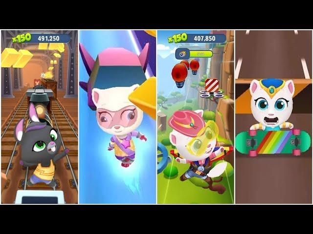 Talking Tom Gold Run - 100 Funny Fails