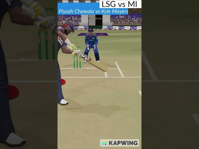 Piyush Chawla vs Kyle Mayers | Akash Madwal Best Spell | Lsg vs MI | Ipl 2023 #shorts #short #viral