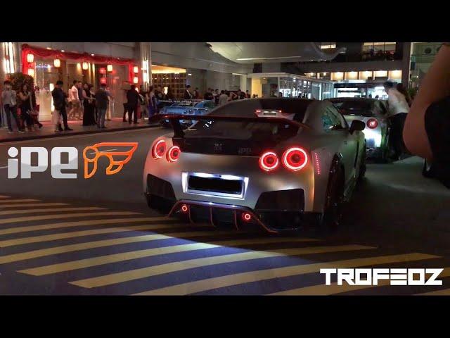 Nissan GTR R35 w/ IPE Exhaust Crazy Loud Acceleration!