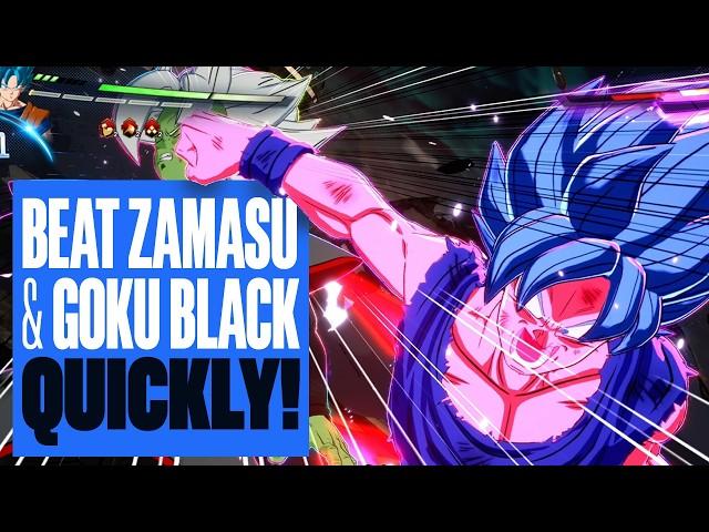 How to Defeat Goku Black and Fused Zamasu Quickly in Dragon Ball Sparking! Zero