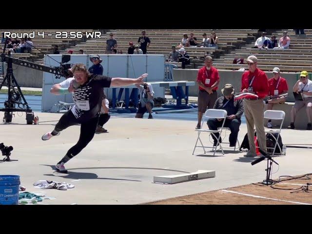 RYAN CROUSER SHOT PUT WORLD RECORD SERIES