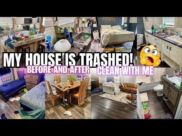 *NEW* WHOLE HOUSE | COMPLETE DISASTER | CLEAN WITH ME | BEAUTIFUL BEFORE AND AFTER | CLEANING 2.0