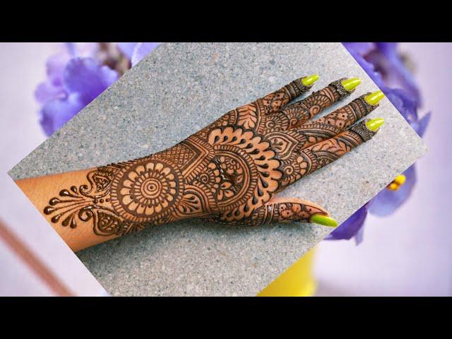 Navratri special mehndi design | easy arabic mehndi design | simple mehndi | mehndi design | mehndi