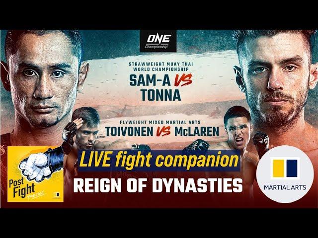 LIVE fight companion | ONE Championship: Reign of Dynasties | SCMP MMA