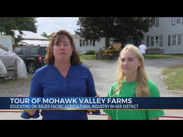 Assemblywoman Buttenschon tours Mohawk Valley Farms