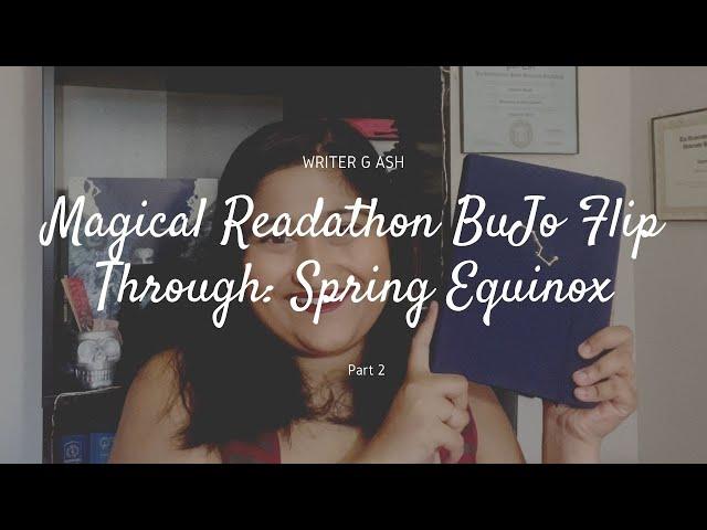 Magical Readathon BuJo Flip Through: Spring Equinox