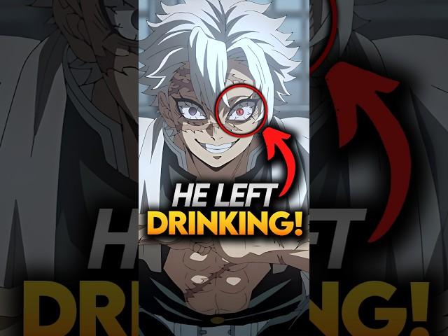 Why Sanemi Left Drinking? Demon Slayer Explained #demonslayer #shorts