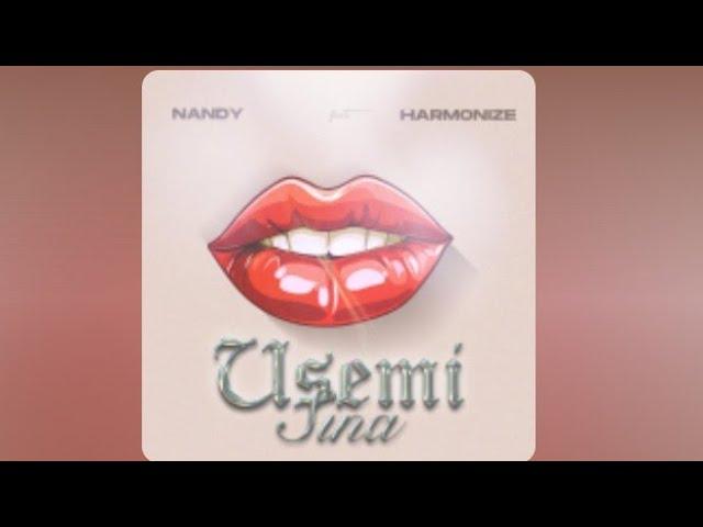 Nandy & Harmonize - Usemi Sina (Official Audio)