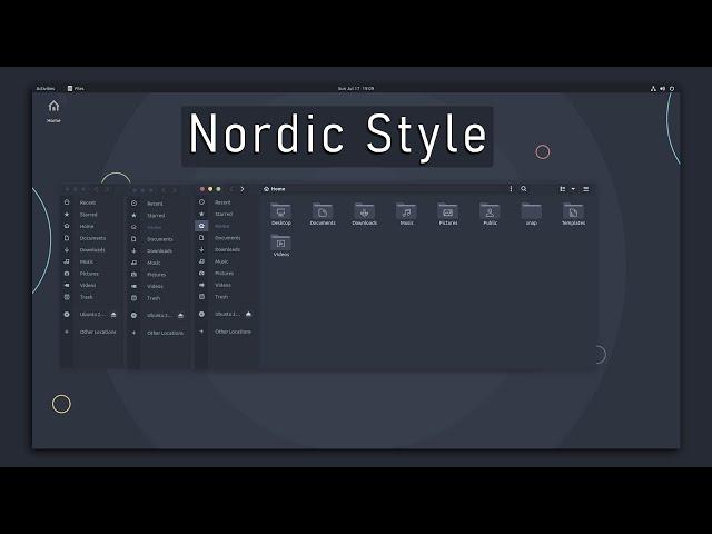 Nordic Theme - Make Gnome Look Better - Nord Theme