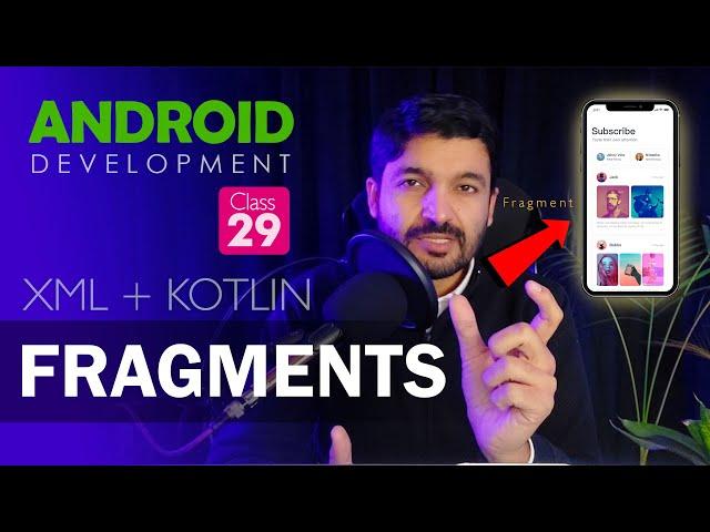 Fragments Android Development with Kotlin XML - Class 29 Urdu/Hindi