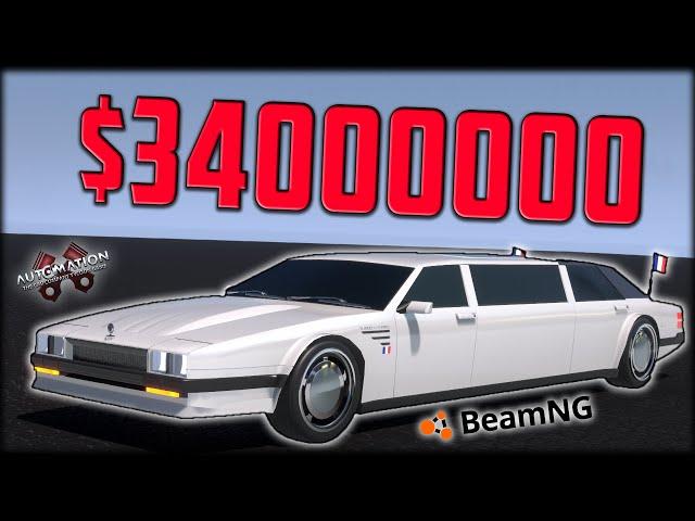 I Built The Most Expensive Car In Automation!!! Automation - BeamNG