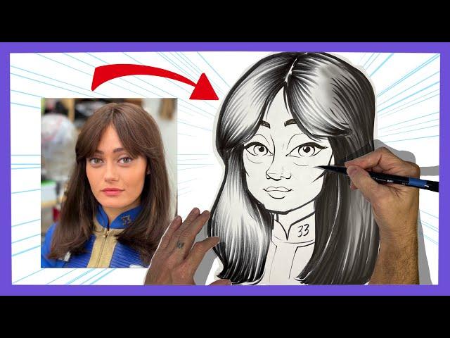 Caricature  Drawing: Full Sketch Exercise ￼