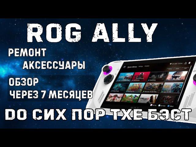 Asus ROG ALLY через 7 месяцев использования // ремонт картридера и обзор