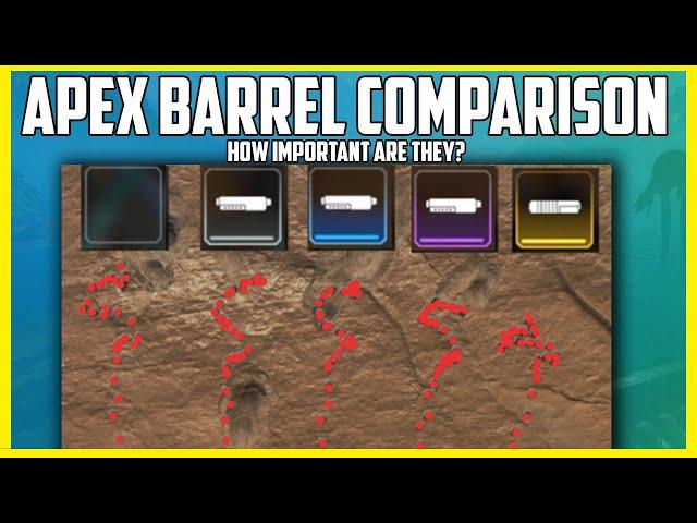 How Much Do Barrels Actually Matter In Apex Legends? Each Weapon Comparison Analysis