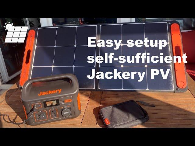 Jackery off grid Solar System PV unbox & setup photovoltaic Solar Generator & Panels (Inselanlage)