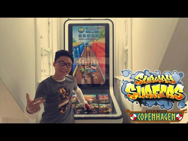 Trying Subway Surfers Arcade Machine in SYBO Games