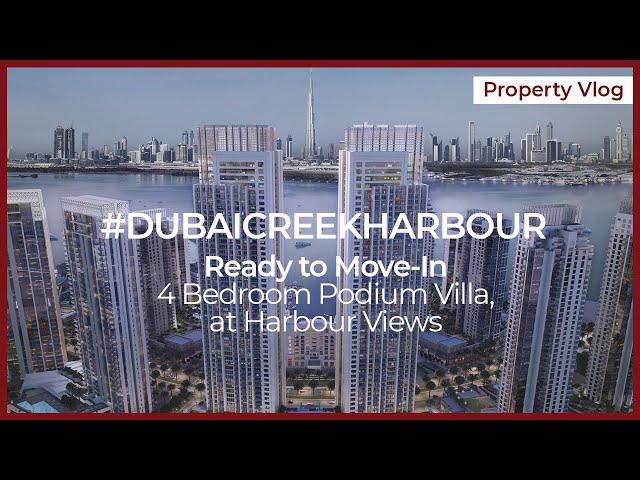 Emaar Dubai Creek Harbour - 4 Bedroom Podium Villas