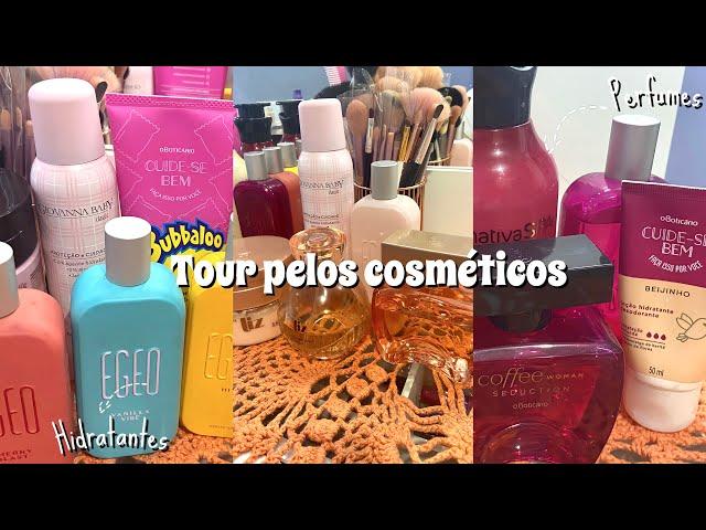 TOUR PELOS COSMÉTICOS PERFUMES,HIDRATANTES…