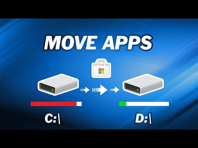 How to Safely Move Programs from C Drive to D Drive | Move Apps from C Drive to D Drive