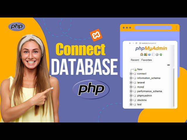 How to Connect PHP File to MySQL Database using phpMyAdmin | CRUD Operations