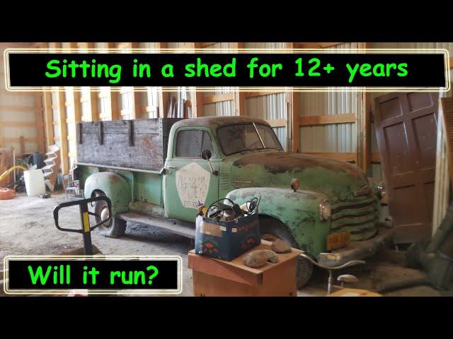 Seized 51 Chevy pickup can we get it running and driving since it was last on the road in 1976?