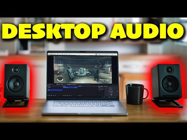 How to add desktop audio in obs studio