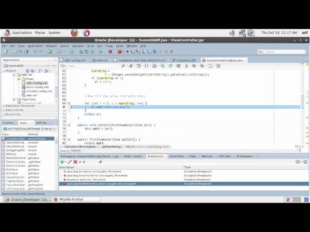 Debugging and Logging for Oracle ADF Applications