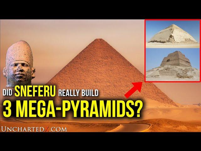 The Mystery of Sneferu and his 3 Huge Pyramids - and a full tour inside the Red Pyramid of Dashur!