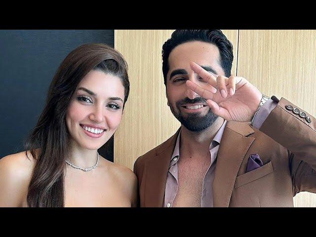 Hande Erçel and actor Ayushmann Khurrana teach each other movie lines in Turkish and Hindi 