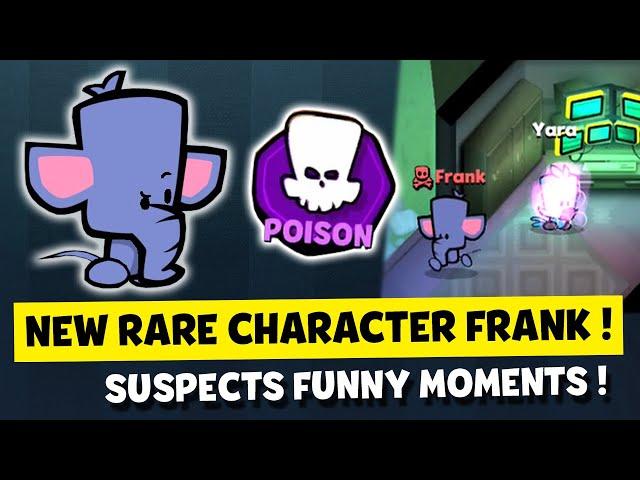 NEW RARE CHARACTER FRANK THE POISONER UNLOCKED ! SUSPECTS MYSTERY MANSION FUNNY MOMENTS #9