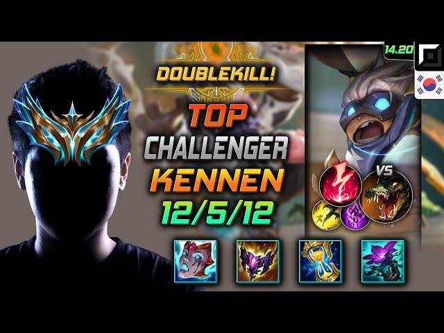 Kennen Top Build Liandry's Torment Electrocute - LOL KR Challenger Patch 14.20