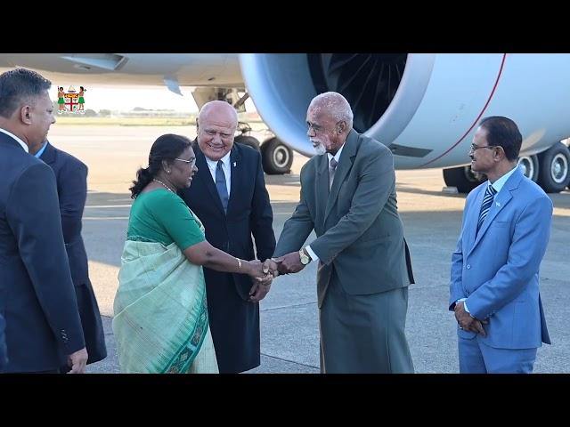 Arrival of President of India