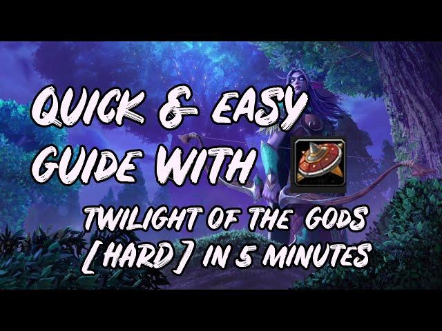 How to finish Warcraft 3 [TWILIGHT OF THE GODS] on HARD in 5 minutes /w Goblin Land mines