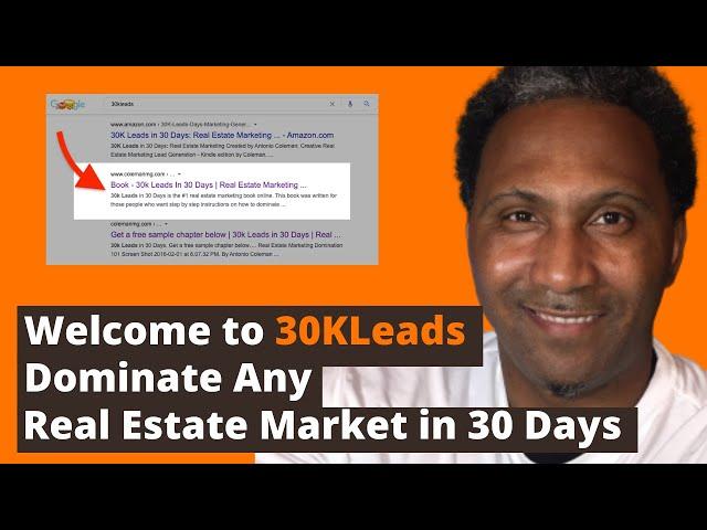 Welcome to 30KLeads "Smart Real Estate Marketing."