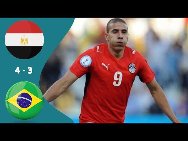 جن جنون عصام الشوالي البرازيل ومصر 4-3 كأس القارات 2009  جودة عالية