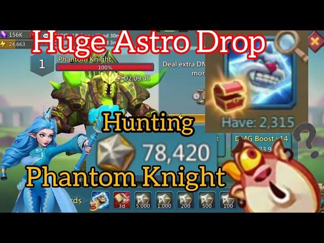 1.6M Energy Hunting Phantom Knight For Monster Astralite !! Worth it ? Lords Mobile