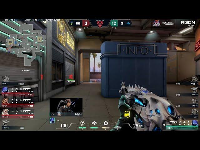 C9 V1c 1v3 CLUTCH to END The Game vs. Moist x Shopify | Red Bull Home Ground #5