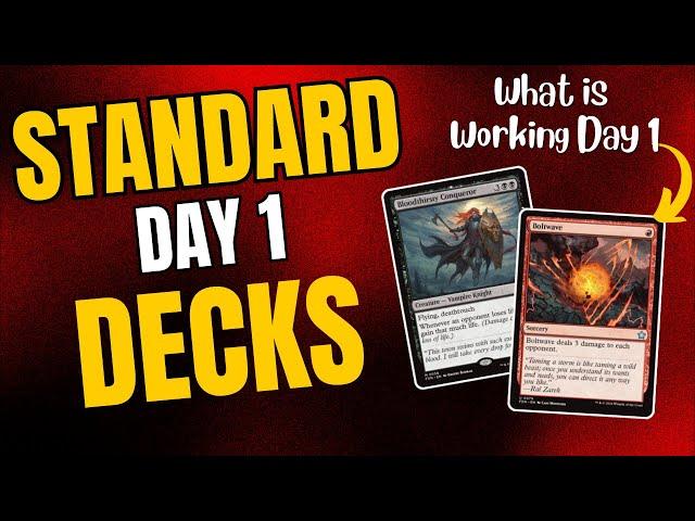 Day 1 Foundations MTG Standard Decks getting MYTHIC Rank