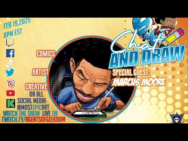 CHAT AND DRAW w/ @MostEpicArt