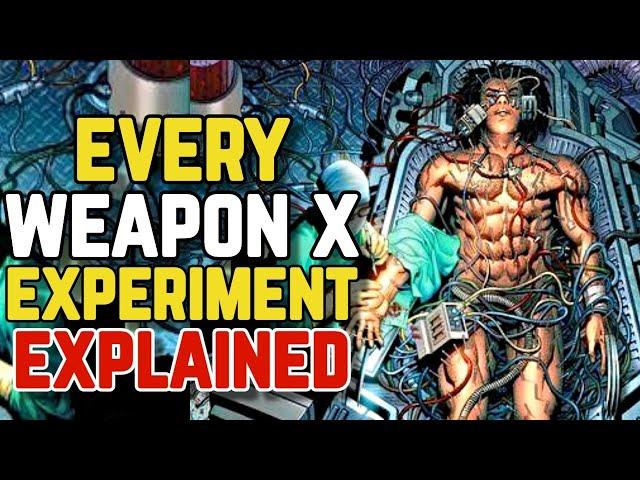 Every (27) Terrifying Super Powered Weapon X's Experiments – Backstories Explored